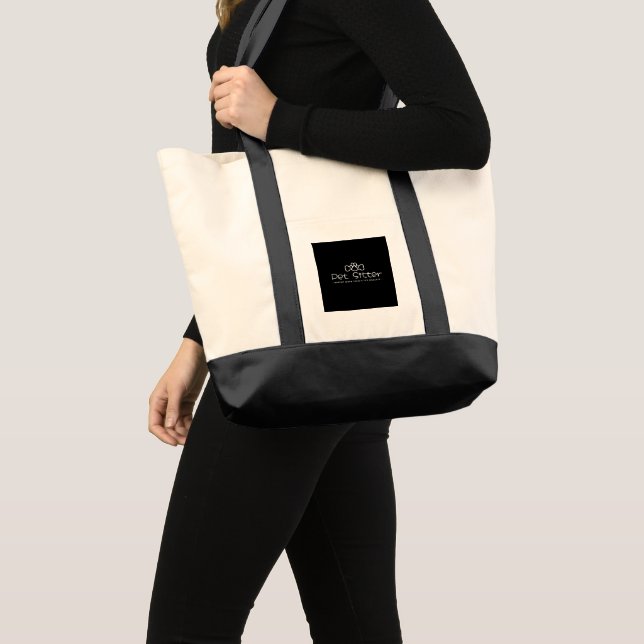 Tote Bag Pet Sitter - I Babysit When There's Fur Involved  (Devant (produit))