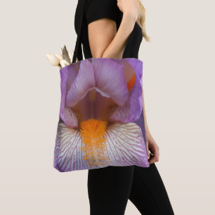 Tote Bag Pétale de fleur de fer hérissée de lavande