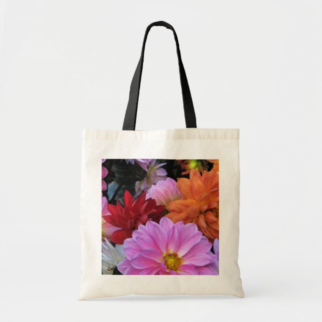 Tote Bag Pétales de Dahlia (Devant)