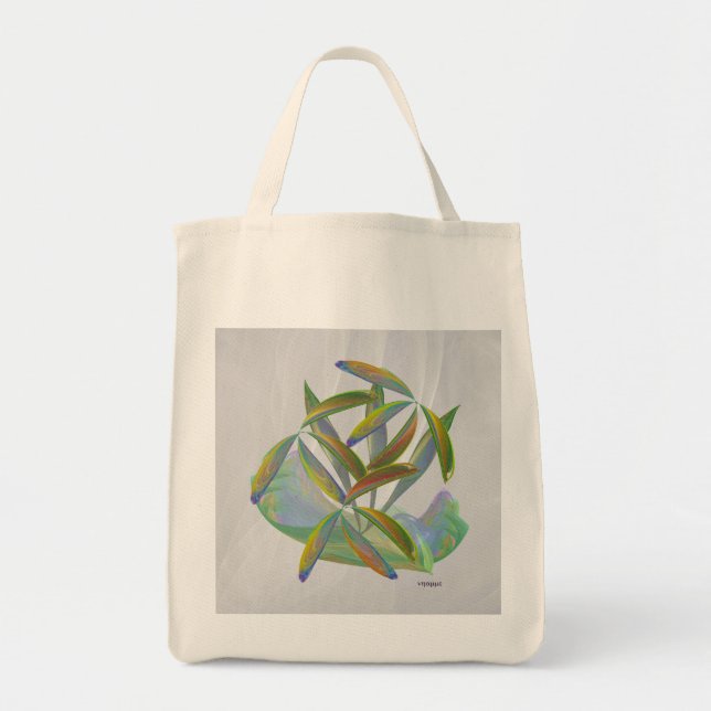 Tote Bag Pétales en baisse en brouillard (Devant)