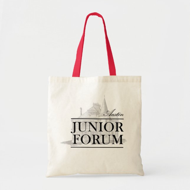 Tote Bag Petit AJF logo de Fourre-tout (Devant)