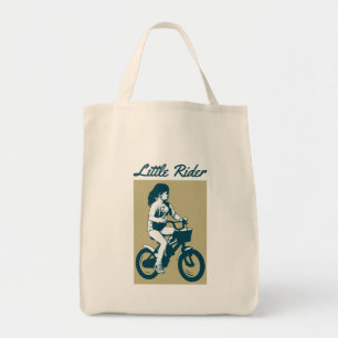 Tote Bag Petit cavalier de vélo - Joli design