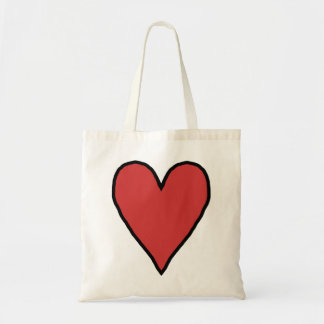 Tote Bag Petit Coeur rouge d'amour 10