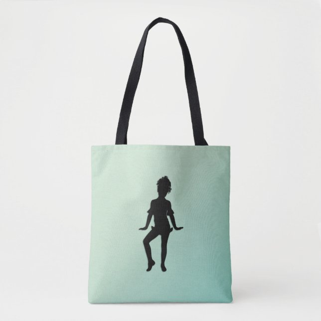 Tote Bag Petit Danseur Vert (Devant)