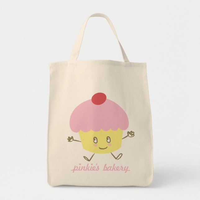 Tote Bag Petit gâteau de la boulangerie de l'auriculaire (Devant)