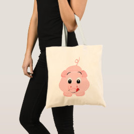 Tote Bag Petit Rose Piggy