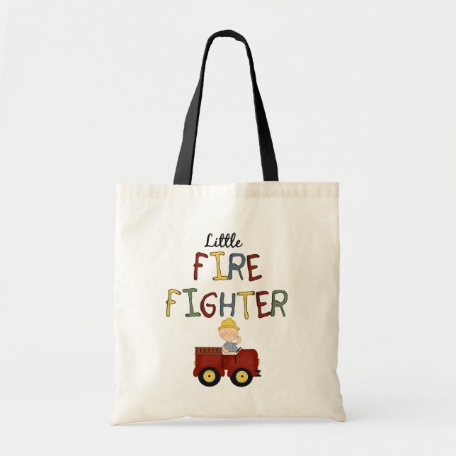 Tote Bag Petit sapeur-pompier (Devant)