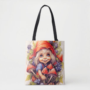 Tote Bag Petite Fille de Ferme de Campagne