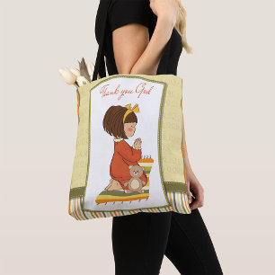 Tote Bag Petite fille priant