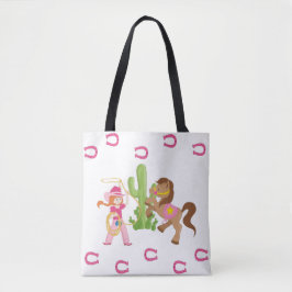 Tote Bag Petite petite fille mignonne et ponte