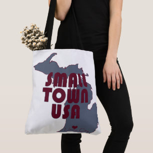 Tote Bag Petite ville USA Union City État du Michigan