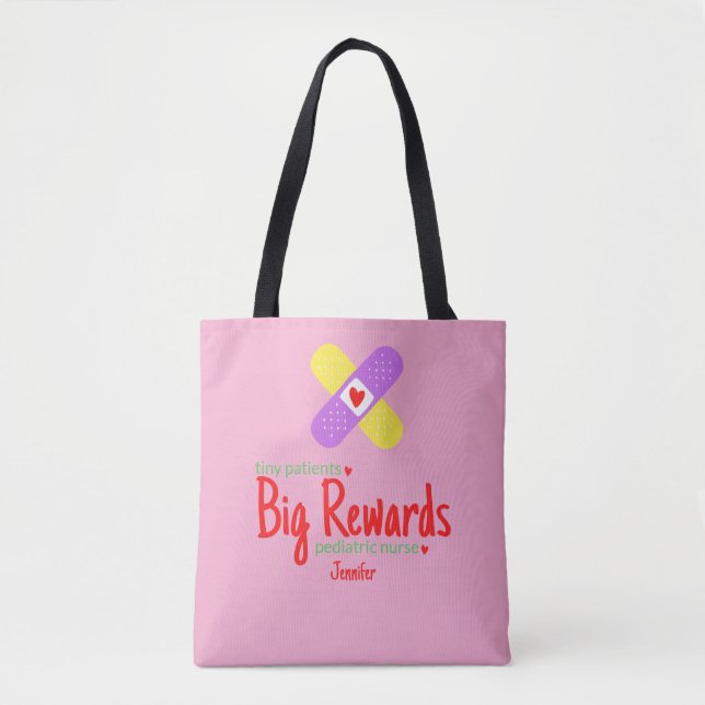 Tote Bag Petits Patients Gros Prix Gros Prix Pink Pediatric (Devant)