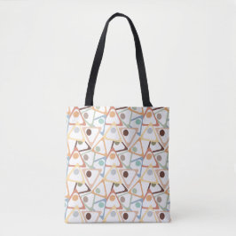 Tote Bag Petits Triangles Pastel