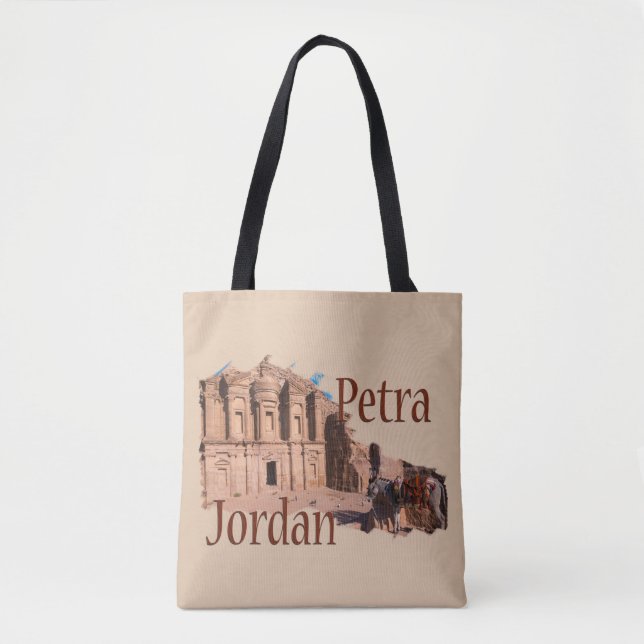 Tote Bag Petra, Jordanie : Le monastère (Devant)