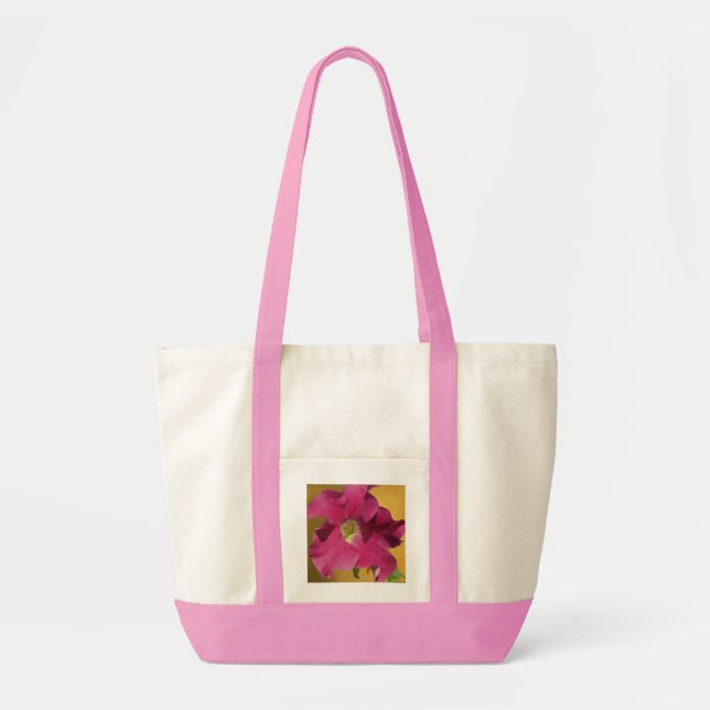 Tote Bag Pétunia rose vif (Devant)