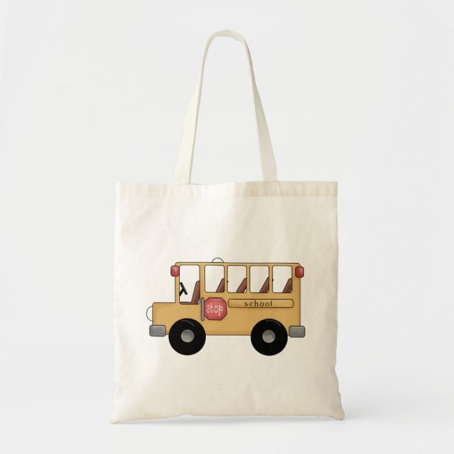 Tote Bag Peu d'autobus scolaire (Devant)