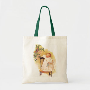 Tote Bag Peu de fille de Noël de Maud Humphrey