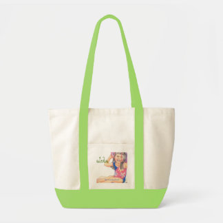 Tote Bag Peu de fille hawaïenne de plage