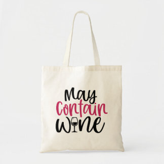 Tote Bag Peut contenir du vin