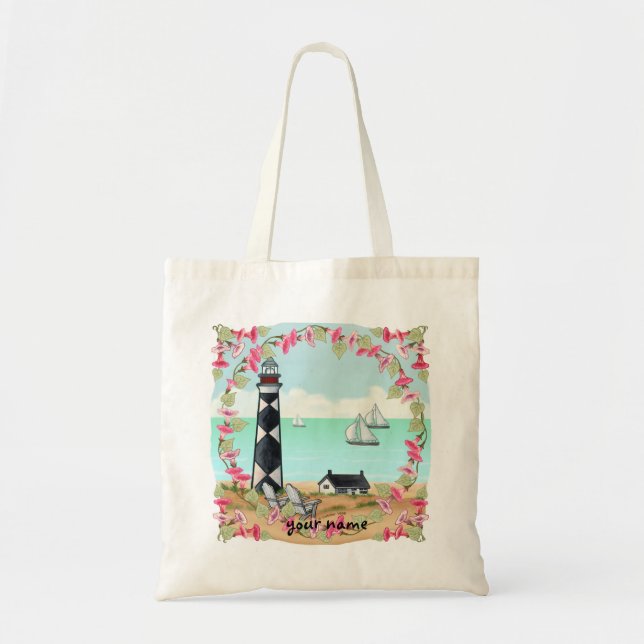Tote Bag Phare de Cape Lookout (Devant)