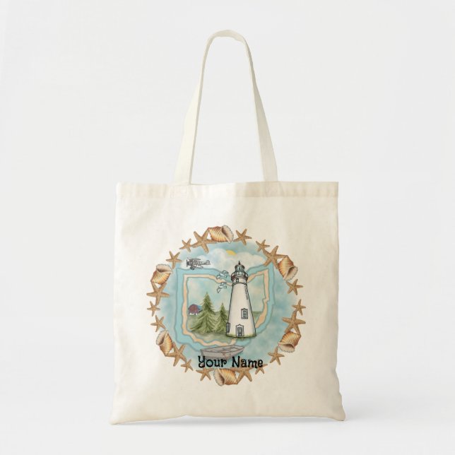 Tote Bag Phare de Ohio Shells (Devant)