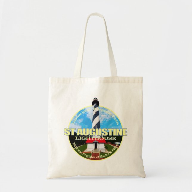 Tote Bag Phare de St Augustine (Devant)