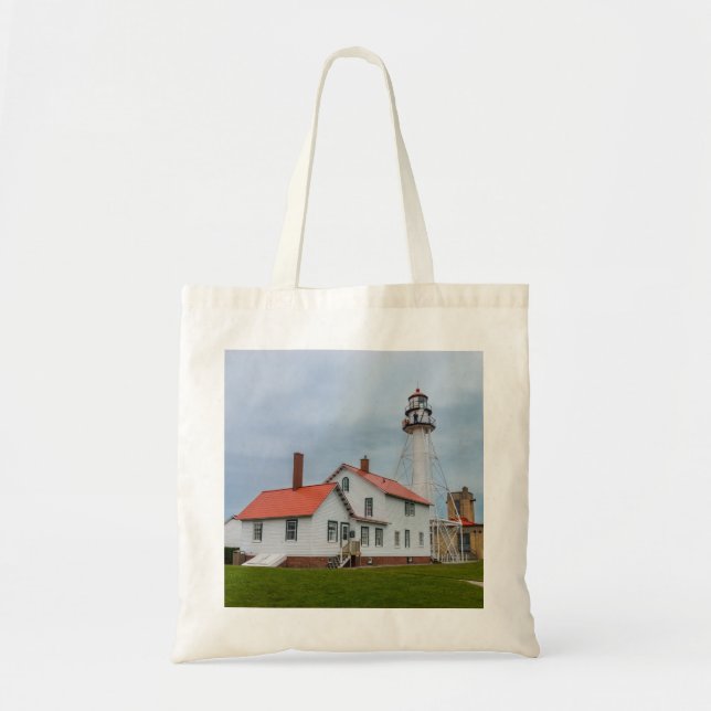 Tote Bag Phare de Whitefish Point (Devant)