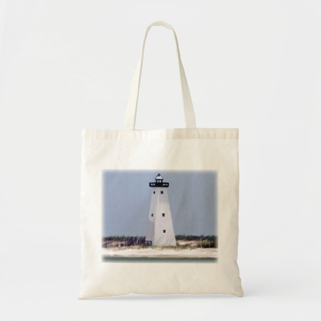 Tote Bag Phare d'île de bateau (Devant)