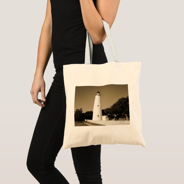 Tote Bag Phare d'Ocracoke (Devant (produit))