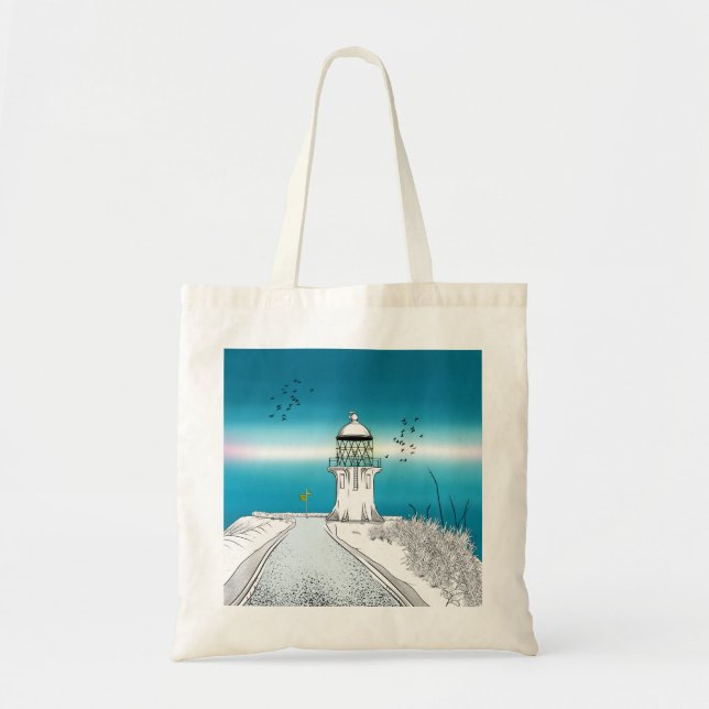 Tote Bag Phare du Cap Reinga Nouvelle-Zélande (Devant)