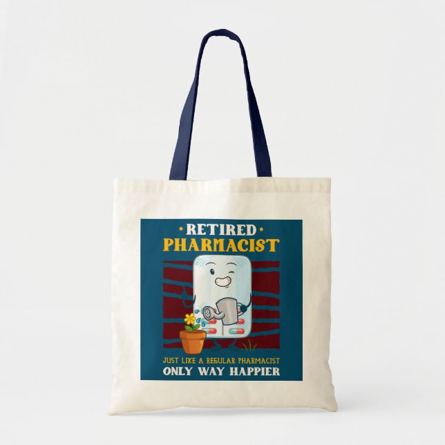 Tote Bag Pharmacien Retraité Comme Un Pharmacien Régulier (Devant)