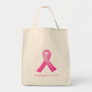 Tote Bag Phil 4:13 Sensibilisation au cancer
