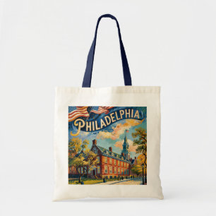 Tote Bag Philadelphie Pennsylvanie États-Unis Rétro Van Gog