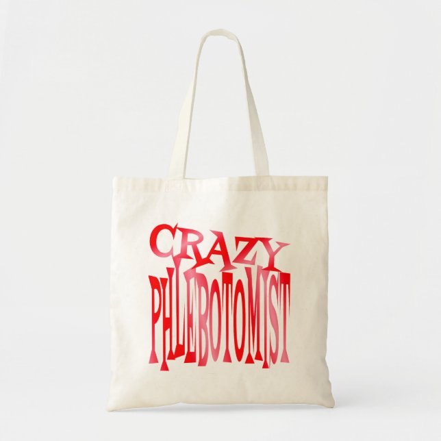 Tote Bag Phlebotomiste fou (Devant)