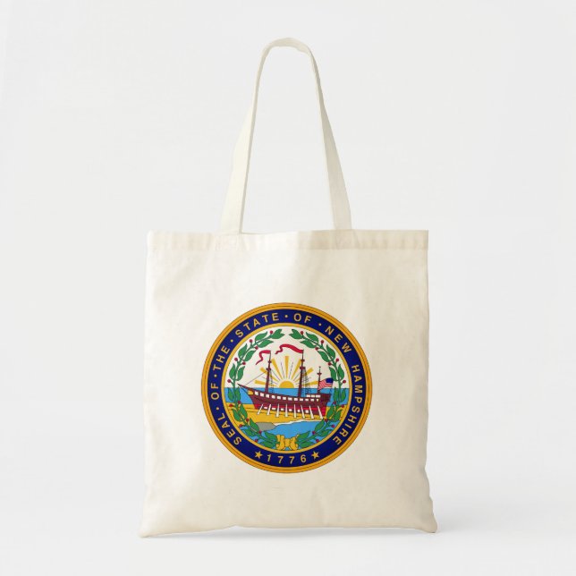 Tote Bag Phoque de l'État du New Hampshire (Devant)