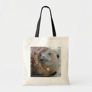 Tote Bag Phoque gris sur glace