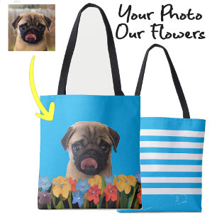 Tote Bag Photo Chien Personnalisé Chien Chien Chien Photo F
