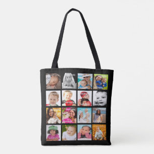 Tote Bag Photo Collage personnalisé unique
