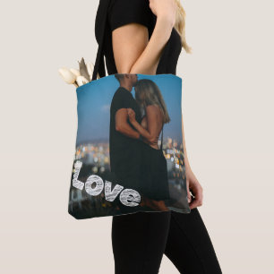 Tote Bag Photo d'amour personnalisée unique