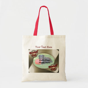 Tote Bag Photo de conception papa de baseball