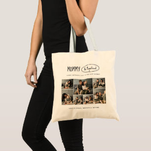 Tote Bag Photo de famille de la fête des mères personnalisé