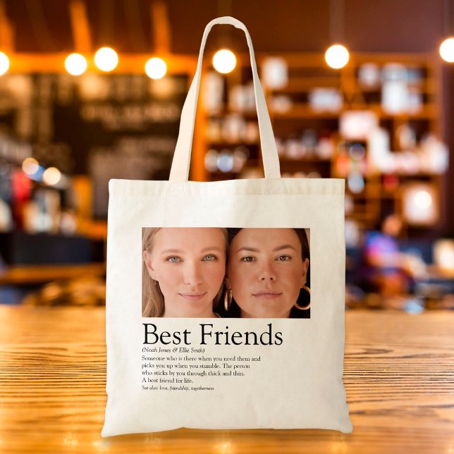 Tote Bag Photo de la définition de la photo des meilleurs a (Créateur téléchargé)