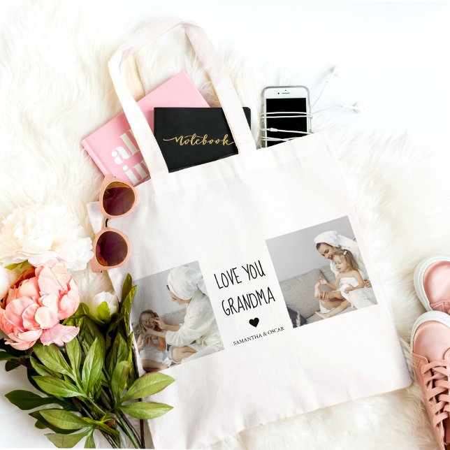 Tote Bag Photo de Love You Grandma Meilleur poison (Créateur téléchargé)