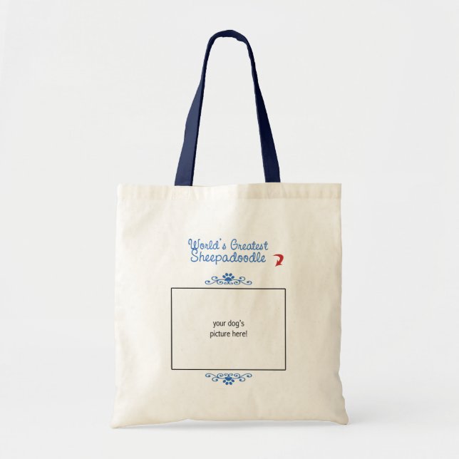 Tote Bag Photo faite sur commande ! Mondes plus grand (Devant)