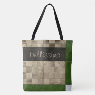 Tote Bag Photo méditerranéenne de carreaux de céramique