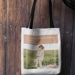 Tote Bag Photo moderne de Family Thankful