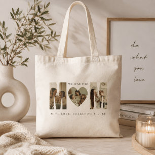 Tote Bag Photo personnalisé tendance ON T'AIME MAMAN