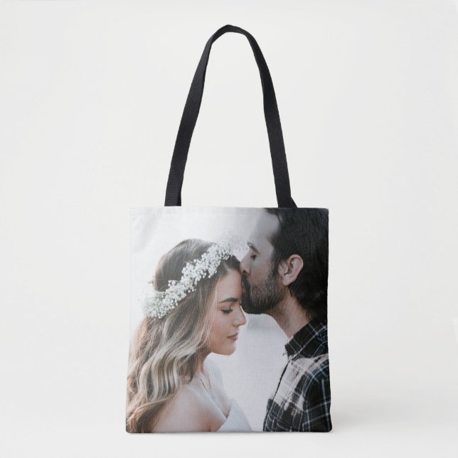 Tote Bag Photo personnalisée à double face (Devant)