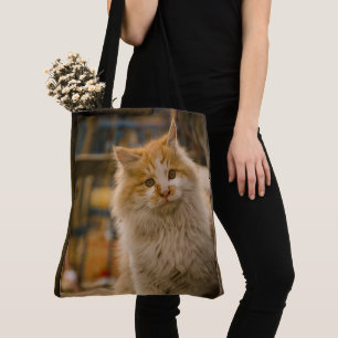 Tote Bag Photo Personnalisée de chat pour animaux de compag