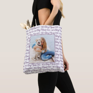 Tote Bag Photo personnalisée Meilleure maman chien